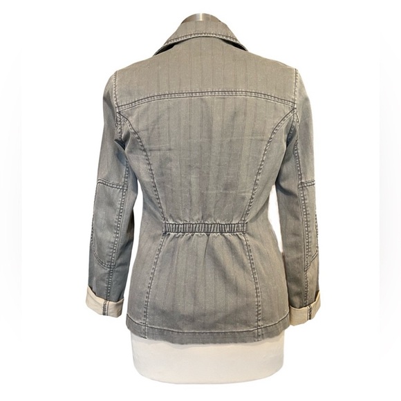 Vintage Urban Outfitters faded army green tan button Jacket Y2K women’s small - Picture 2 of 7